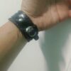 Pulsera de cuero con turquesa